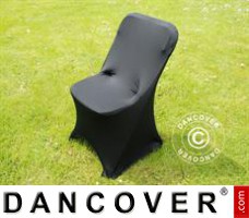 Copri-sedie elasticizzato, 44x44x80cm, Nero (10 pz)