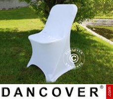 Copri-sedie elasticizzato, 44x44x80cm, Bianco (10 pz)